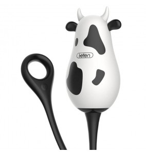 HK LETEN Animals Series Of Cute Cow Long Vibrating Egg (Chargeable - Cute Cow)